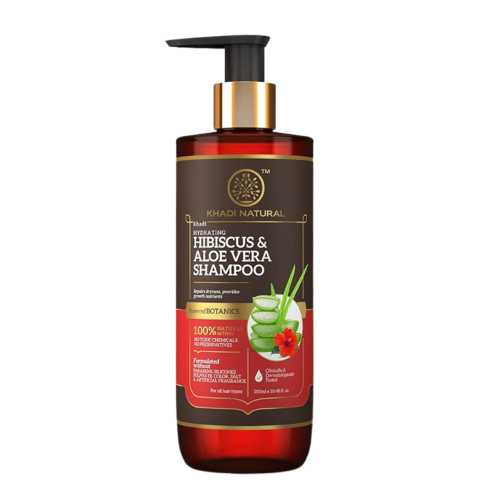 KHADI NATURAL Hibiscus & Aloe Vera Hair Cleanser (Sulphate free) 310ml