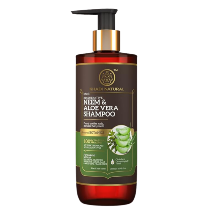 KHADI NATURAL Neem & Aloe Vera Hair Cleanser (Sulphate free) 310ml
