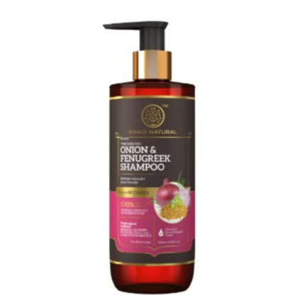 KHADI NATURAL Onion & Fenugreek Hair Cleanser (Sulphate free) 310ml