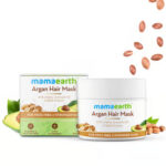 Mamaearth Argan Hair Mask 200ml with Argan, Avocado Oil, and Milk Protein for Frizz-free & Stronger Hair