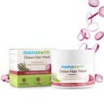Mamaearth Onion Hair Mask 200ml, For Hair Fall Control, With Onion Oil and Organic Bamboo Vinegar