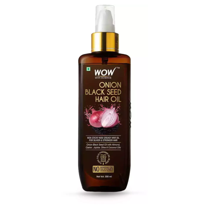 Wow Skin Science Onion Black Seed Hair Oil 200ml