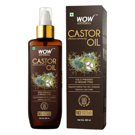 Wow Skin Science Pure Castor Oil 200ml