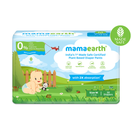 Mamaearth Plant-Based Diaper Pants for Babies Size M