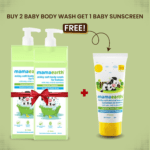 Mamaearth Milky Soft Body Wash For Babies 400ml (Buy 2 Get 1 Free)