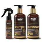Wow Skin Science Anti Hair Loss Combo: Hair Loss Control Shampoo Therapy 300ml + Conditioner 300ml + Serum 100ml