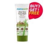 Mamaearth Aloe vera Face Wash 100ml Buy 3 Get 1 FREE