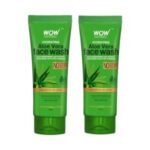 Wow Skin Science Aloe Vera Face Wash 100ml (Twin Pack)