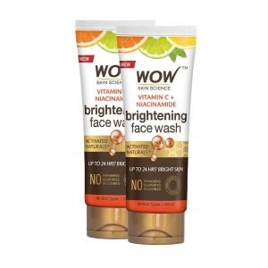 Wow Skin Science Vitamin C Face Wash 100ml (Twin Pack)