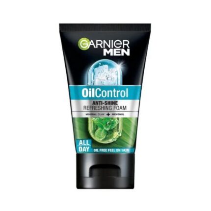 Garnier Men Oil Control Facewash 100ml, Anti Shine Refreshing Foam