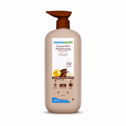 Mamaearth Cocoa Rich Moisturizing Body Lotion With Cocoa Butter & Vitamin E 400ml