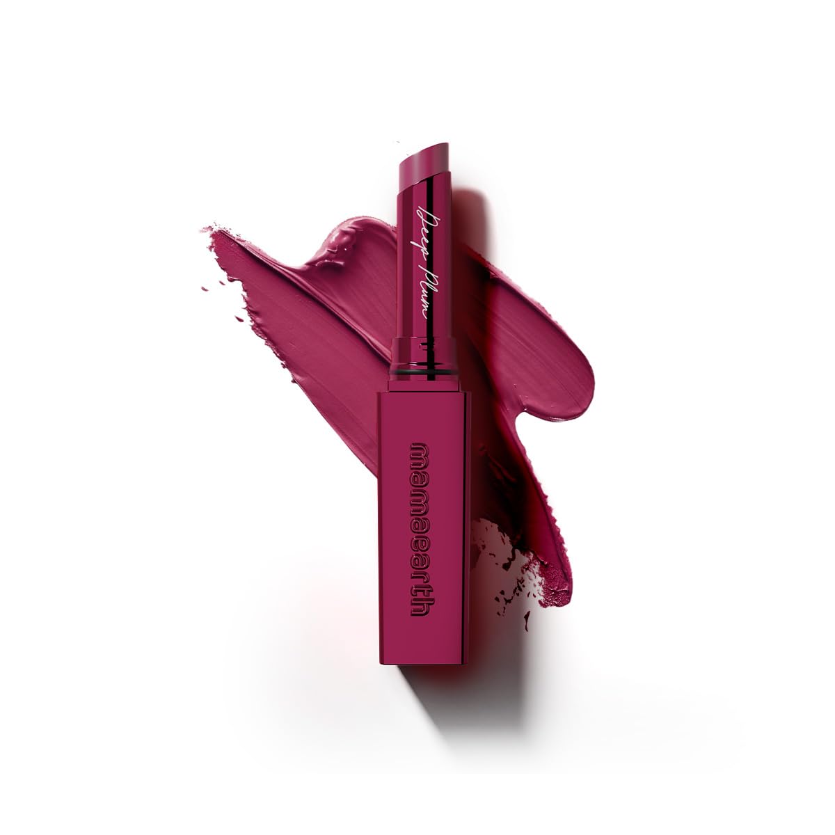 Mamaearth Luxe Matte Long Stay Lipstick 08 Deep Plum 2g Mamaearth Luxe Long Stay Matte Lipstick Deep Plum 2g