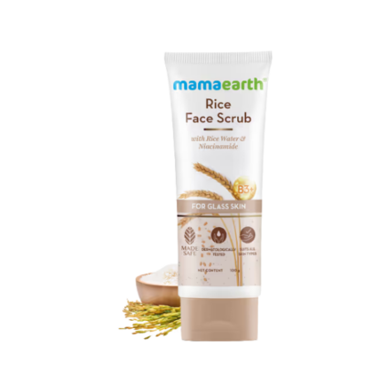 Mamaearth Rice Face Scrub 100g