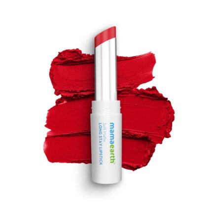 Mamaearth Soft Matte Long Lasting Lipstick - 08 Red Dahlia 3.5g
